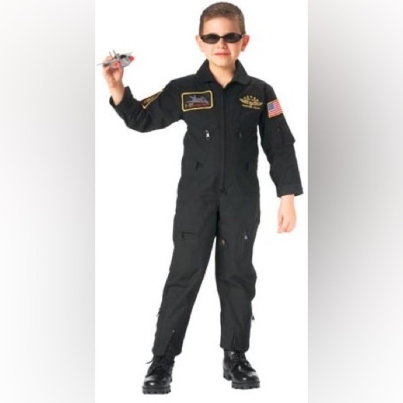 Rothco Black Flight Suit with Patches - Picture 2 of 14
